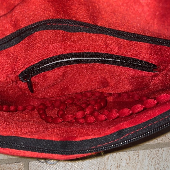 Threadwork cloth purse - Picture 3 of 4